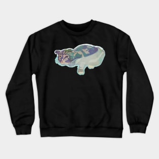 McLovin the water cat Crewneck Sweatshirt